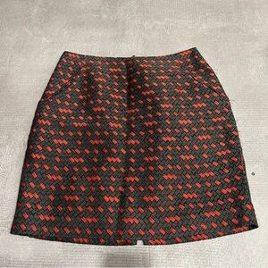 Miss Wu Red and Black Mini A-line Skirt‎ for Cocktail Night Out 4